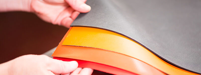 Coated polyester fabric